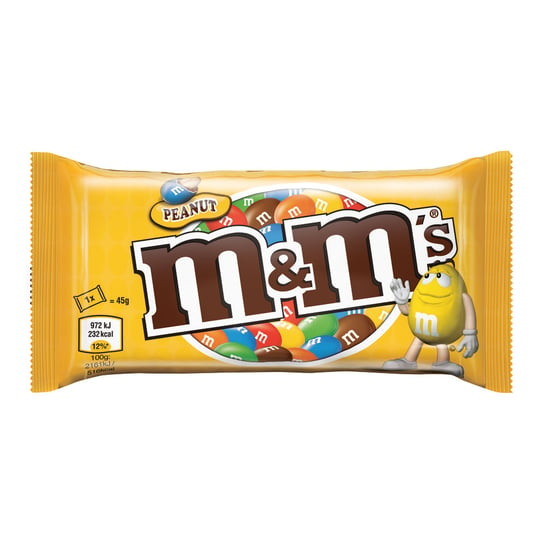 M&M's drażetki żółte orzechowe 45g Mars
