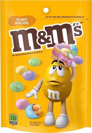 M&M's Easter Peanut Cukierki Draże z Orzechami Jajka Wielkanoc Święta 250g M&M's