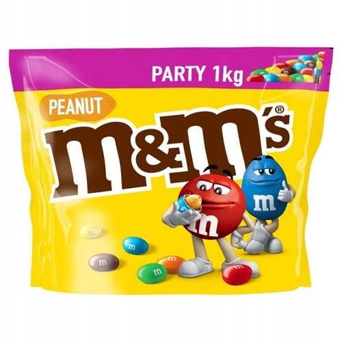 M&M's Peanut Cukierki Draże z Orzechami Orzech XXL 1kg z Niemiec M&M's