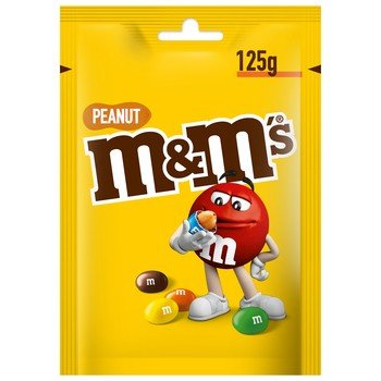 M&M's Peanut Orzeszki ziemne oblane czekoladą w kolorowych skorupkach 125 g Inna marka
