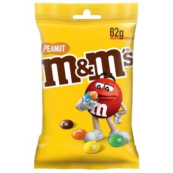 M&M's Peanut Orzeszki ziemne oblane czekoladą w kolorowych skorupkach 82 g Inna marka