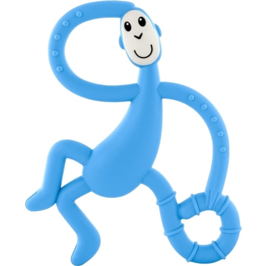 M.Monkey Gryzak dla dzieci tańcząca małpka z szczoteczką błękitna Matchstick Monkey
