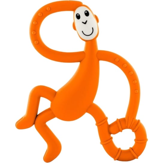 M.Monkey Gryzak dla dzieci tańcząca małpka z szczoteczką pomarańczowa Matchstick Monkey