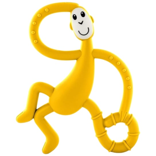M.Monkey Gryzak dla dzieci tańcząca małpka z szczoteczką żółta Matchstick Monkey