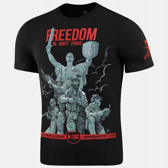 M-Tac, Koszulka męska z nadrukiem, T-shirt Freedom, Czarna, 2XL M-Tac