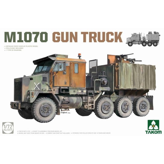 M1070 Gun Truck 1:72 Takom 5019 Takom