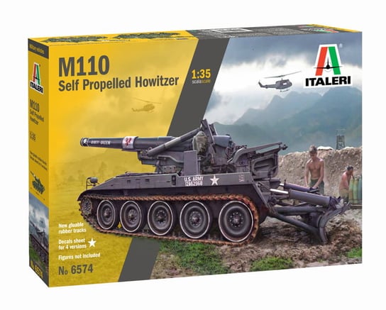 M110 (Self Propelled Howitzer) 1:35 Italeri 6574 Italeri