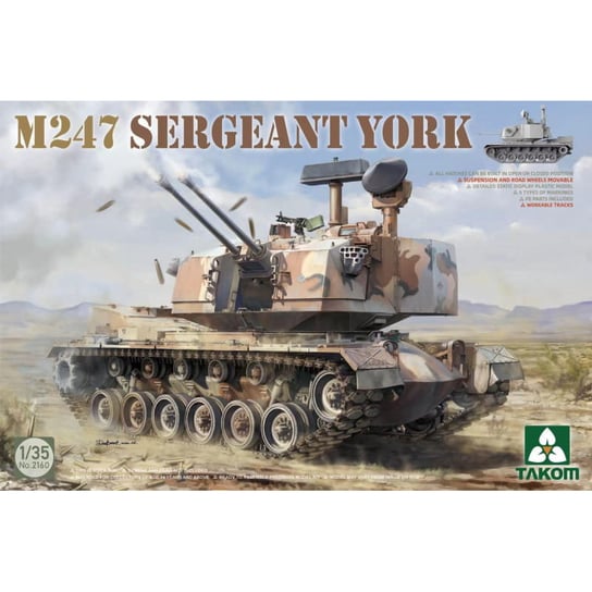 M247 Sergeant York 1:35 Takom 2160 Takom
