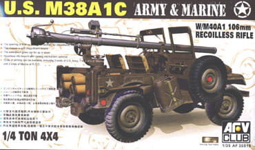 M38A1C US 4x4 1/4ton 1:35 AFV Club 35S19 Inna marka