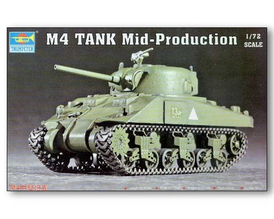 M4 Sherman (Mid-Production) 1:72 Trumpeter 07223 TRUMPETER