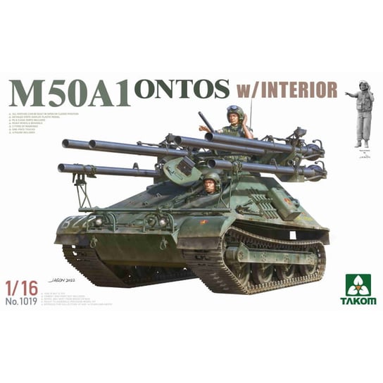 M50A1 Ontos W/Interior 1:16 Takom 1019 Takom
