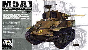 M5A1 Stuart Light Tank Early Production 1:35 AFV Club 35105 Inna marka