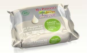 Ma Provence, mydło organiczne w kostce z mlekiem oślim, 75 g Ma Provence