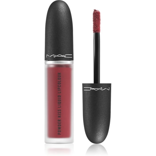 MAC Cosmetics Powder Kiss Liquid Lipcolour pomadka matowa w płynie odcień Fashion Emergency 5 ml Inna marka