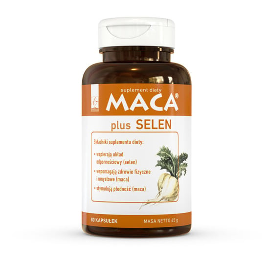 Maca plus Selen, 80 kapsułek - suplement diety A-Z Medica