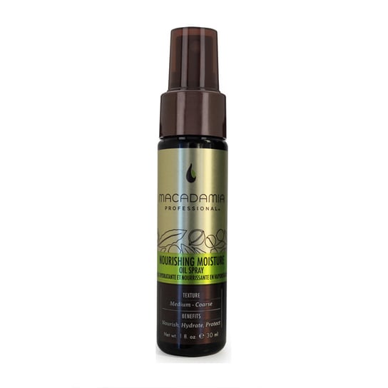 Macadamia Nourishing Moisture Oil Spray, Lekki nawilżający olejek w sprayu do włosów normalnych 30ml Macadamia