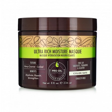 Macadamia Professional, Ultra Rich Moisture Masque, maska nawilżająca do włosów grubych, 236 ml Macadamia Professional
