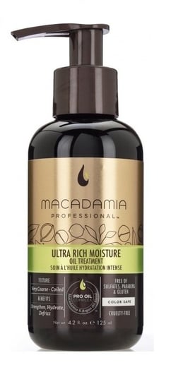 Macadamia Professional, Ultra Rich Moisture, olejek nawilżający do włosów, 125 ml Macadamia Professional