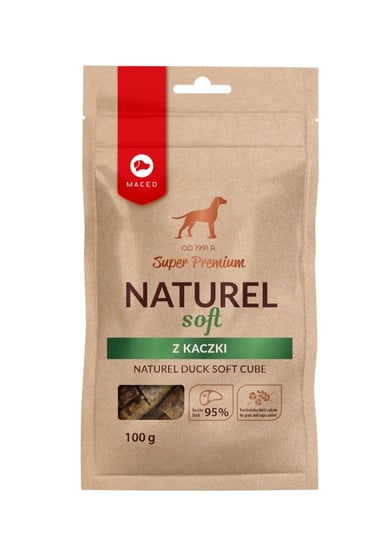 MACED Naturel Soft Przysmak dla psa Kaczka 100g Maced