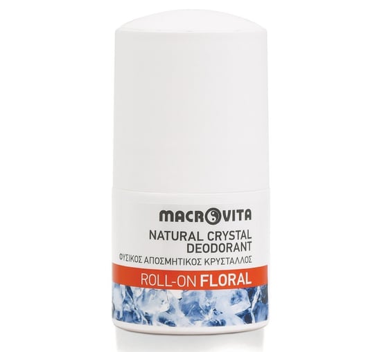 MACROVITA dezodorant roll-on z naturalnym kryształem FLORAL Macrovita