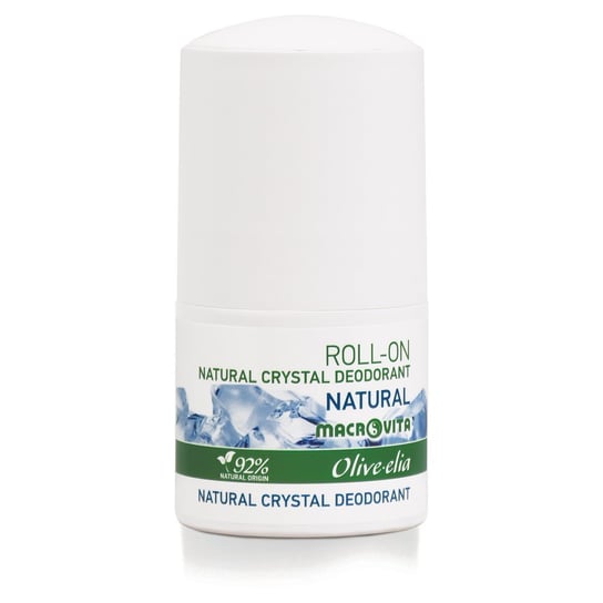 MACROVITA OLIVE-ELIA dezodorant roll-on z naturalnym kryształem NATURAL Macrovita