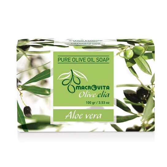 MACROVITA OLIVE-ELIA mydło z czystej oliwy z oliwek ALOES 100g Macrovita
