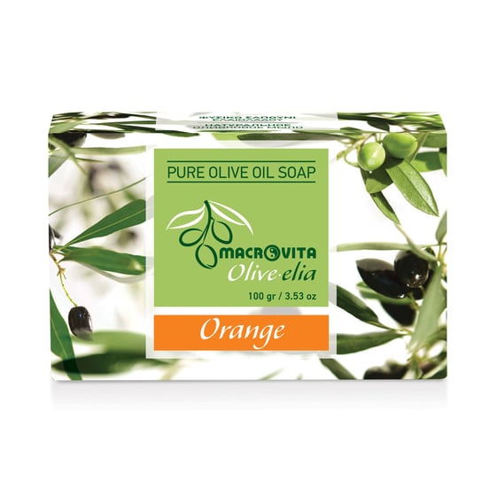 MACROVITA OLIVE-ELIA mydło z czystej oliwy z oliwek POMARAŃCZA 100g Macrovita