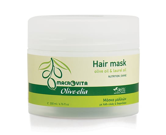 MACROVITA OLIVE-ELIA odżywcza maska do włosów intensywnie regenerująca z bio-składnikami 200ml Macrovita