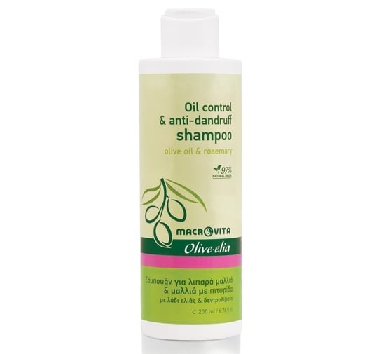 MACROVITA OLIVE-ELIA szampon przeciwłupieżowy z bio-oliwą i rozmarynem 200ml Macrovita