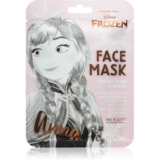 Mad Beauty Frozen Anna maska rozświetlająca w płacie 1 szt. Mad Beauty