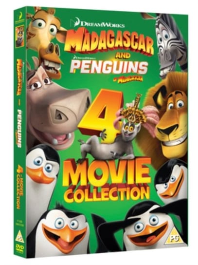 Madagascar and Penguins of Madagascar: 4-movie Collection (brak polskiej wersji językowej) Darnell Eric, Smith Simon J., McGrath Tom