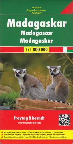 Madagaskar. Mapa 1:1 000 000 Freytag & Berndt