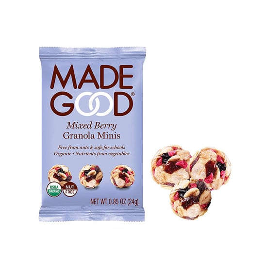 Made Good Mini granola kulki czerwone owoce 24g BIO Nature Bites