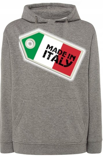 Made In Italy Bluza Męska Kaptur Modna r.S Inna marka