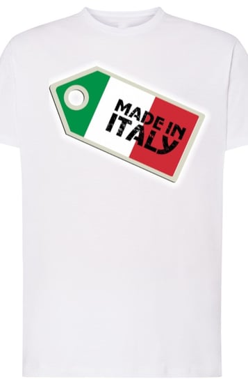 Made In Italy T-Shirt Męski Modny Nadruk r.XS Inna marka