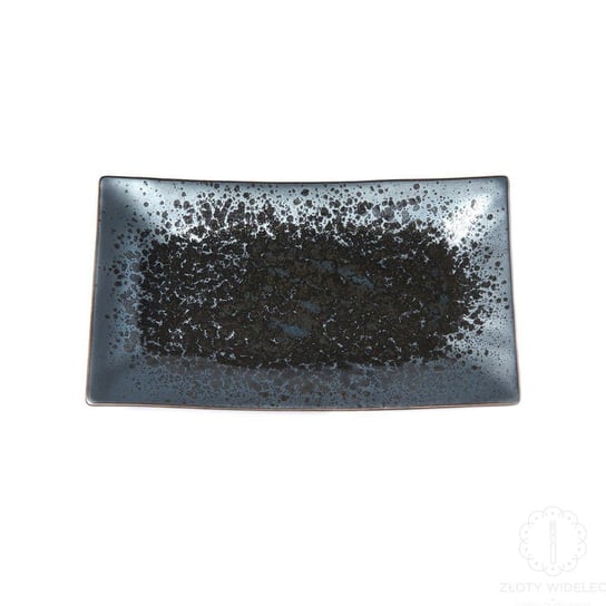 Made in Japan Black Pearl czarny talerz na sushi 33 cm x 19 cm. MIJ Made in Japan