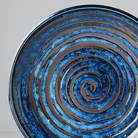 Made in Japan Copper Swirl talerz płytki deserowy 20 cm.  MIJ Made in Japan