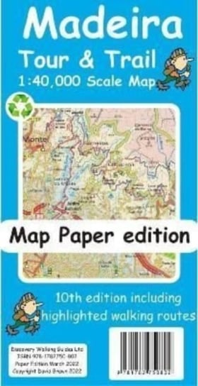 Madeira Tour and Trail Map paper edition Brawn David