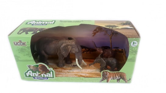 Madej, figurki Zwierzęta Słonie Madej
