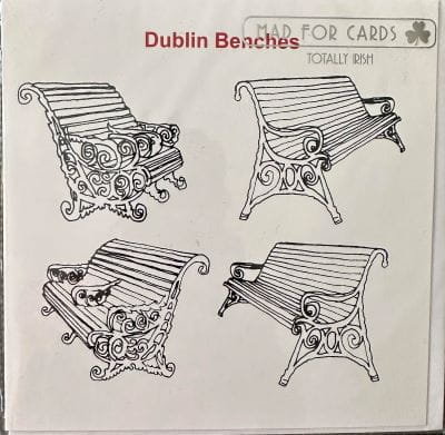 madforcards- Kartka 'Dublin Benches' Inna marka