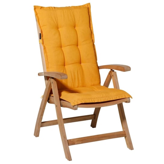 Madison Poduszka na krzesło Panama, 105x50 cm, złota z połyskiem Madison