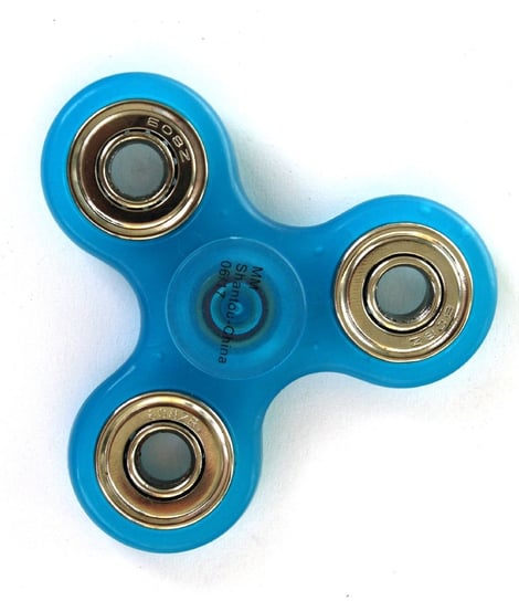 MadMouse, gra zręcznościowa świecąca Fidget Spinner, niebieski Fidget Spinner