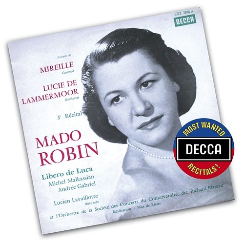 Mado Robin-Extracts From "Mireille" & "Lucia Di Lammermoor" Mado Robin, Orchestre de la Société des Concerts du Conservatoire, Richard Blareau
