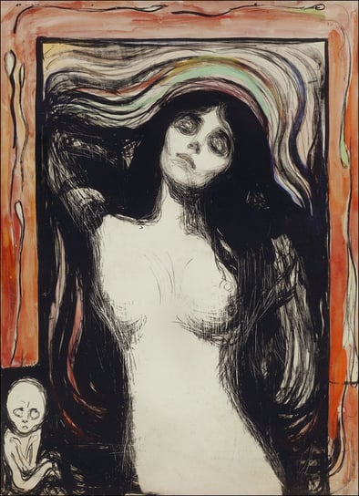 Madonna (ca. 1895–1896) , Edvard Munch - plakat 29 / AAALOE Inna marka
