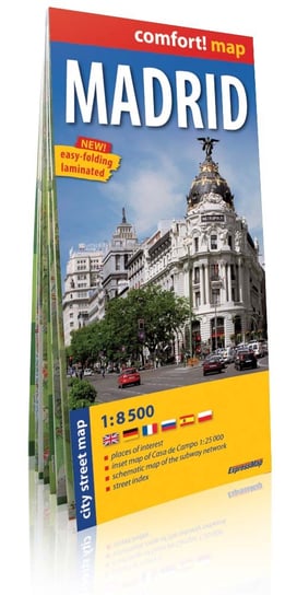 Madryt. Plan miasta 1:8 500 Opracowanie zbiorowe