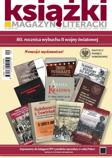 Magazyn Literacki Książki 9/2019 Opracowanie zbiorowe