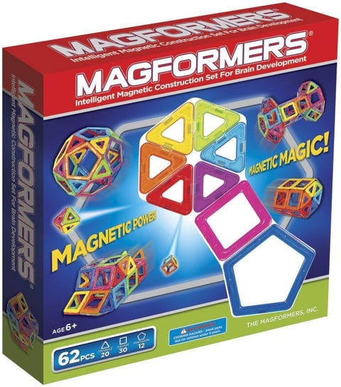 Magformers, klocki magnetyczne, 63070 Magformers