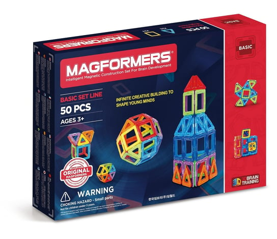 Magformers, klocki magnetyczne Basic Set Line Magformers