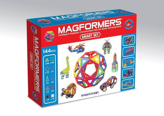 Magformers, klocki magnetyczne Smart, 63082 Magformers