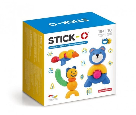 Magformers Stick-O Zestaw z niedźwiedziem 10el Inna marka